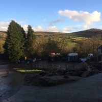 View from livery barn